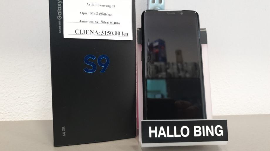 samsung s9  black