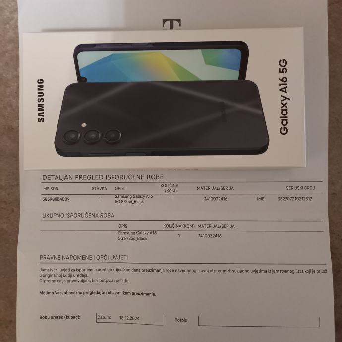 Samsung galaxy A16 5g  8/256