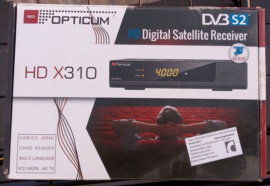 Satelitski receiver Opticum HD X310