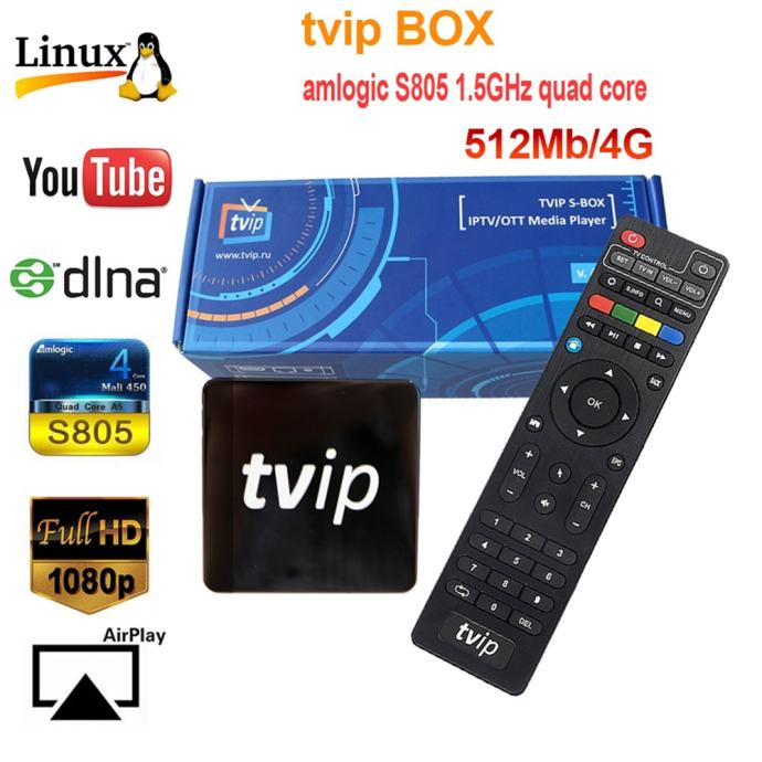 TVIP S-410 Android/Linux IPTV Box