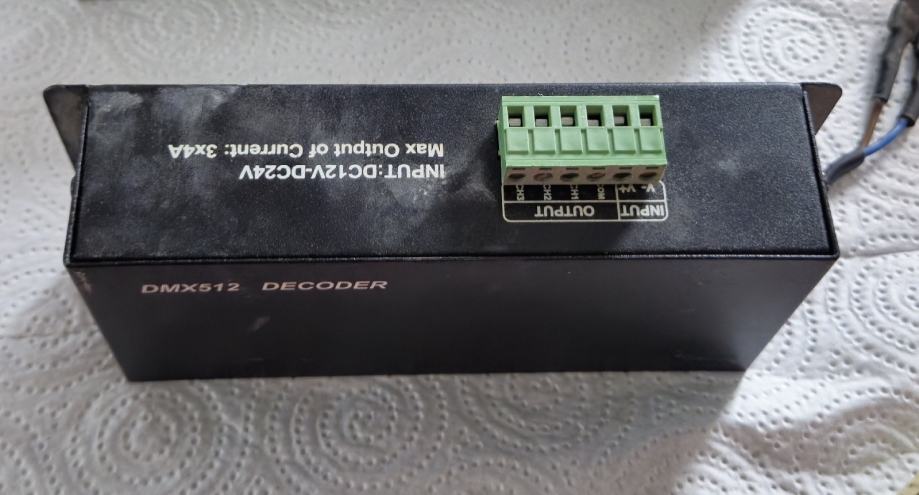 DMX 512 decoder