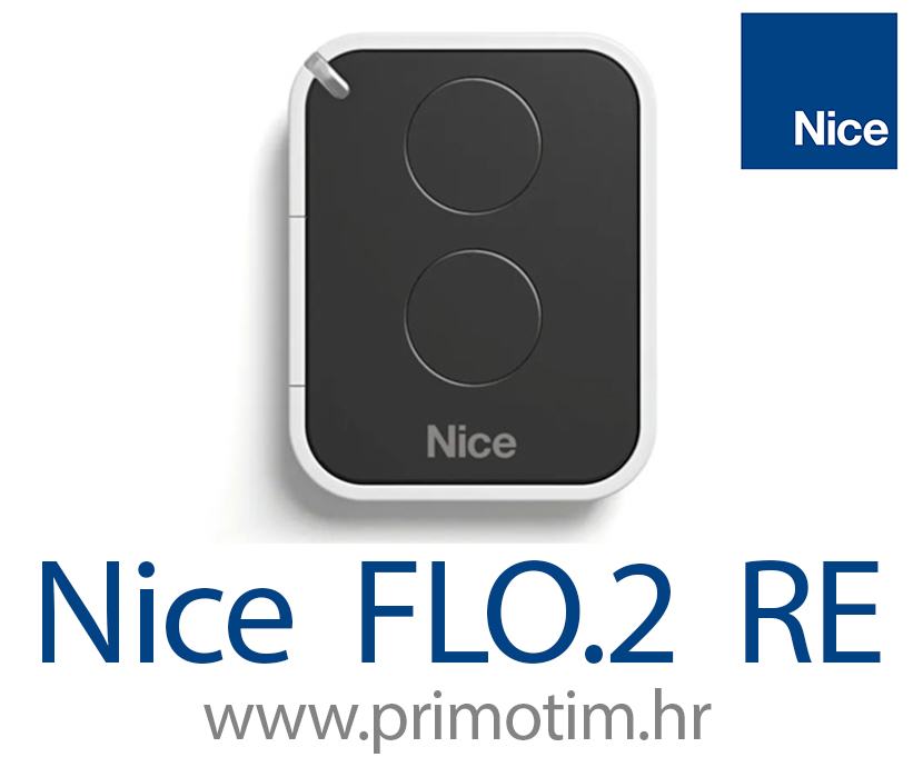NICE FLO 2Re - daljinski upravljač, ključ za garažna vrata, rampu