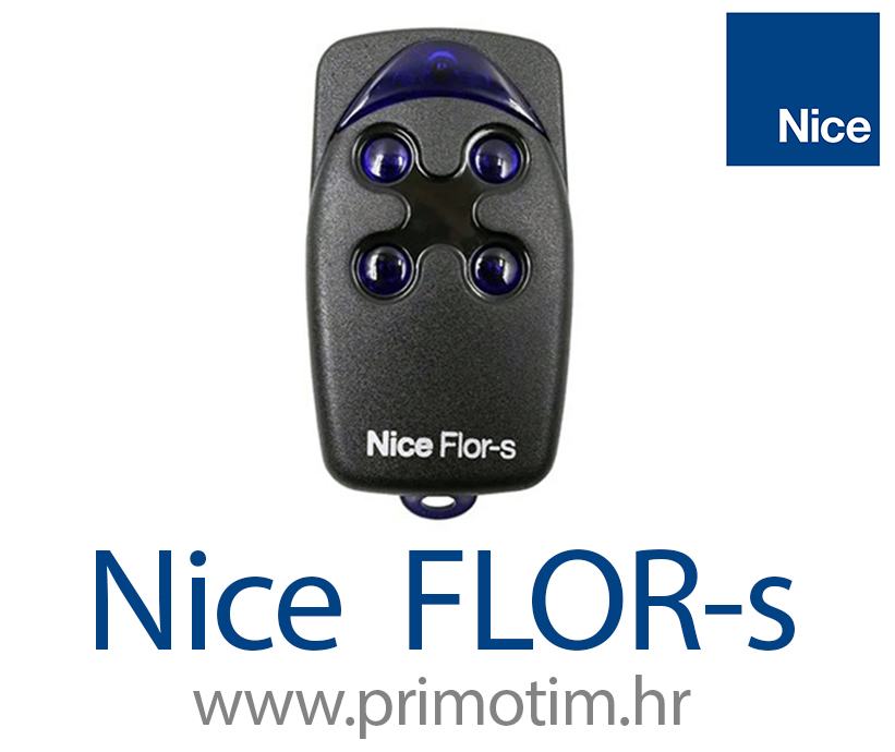 NICE FLOR.4-s daljinski upravljač, ključ za garažna vrata, rampu, lesu