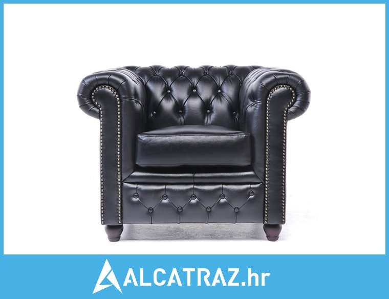 Chesterfield Fotelja Original Leather | 1-sjedište | 1-sjedište | Blac