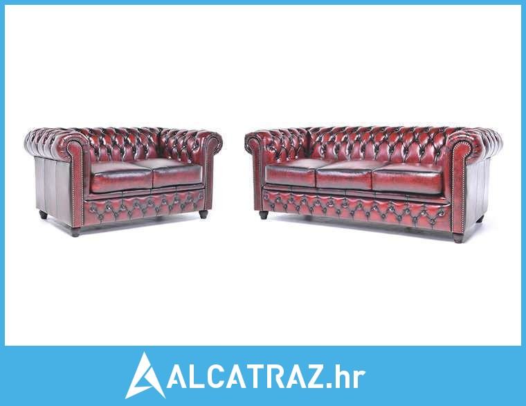 Chesterfield Set Garnitura Original Leather | 2 + 3 sjedišta | Wash Of