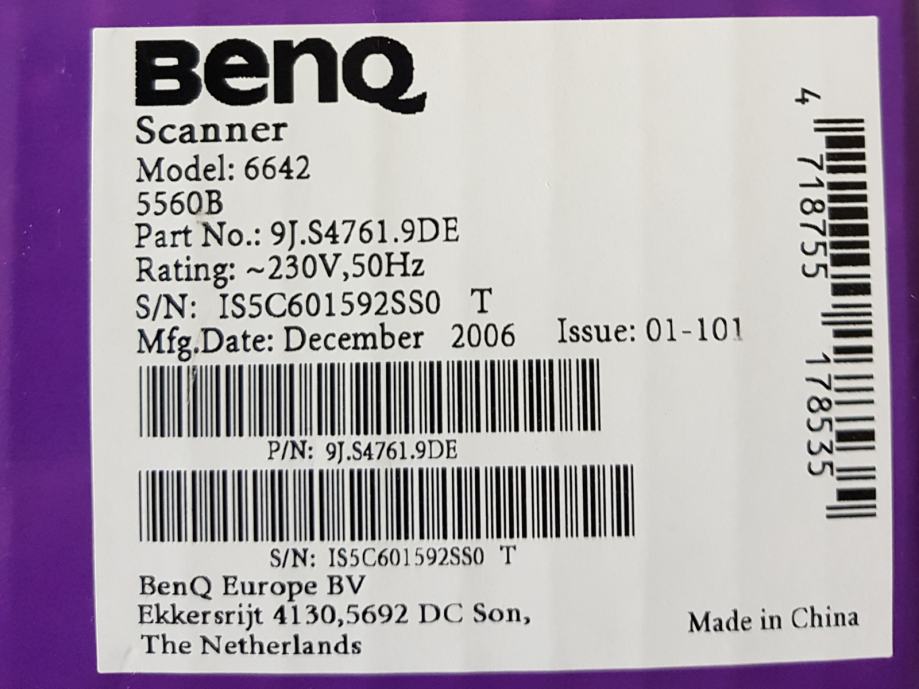 Benq 5560b программа для сканирования