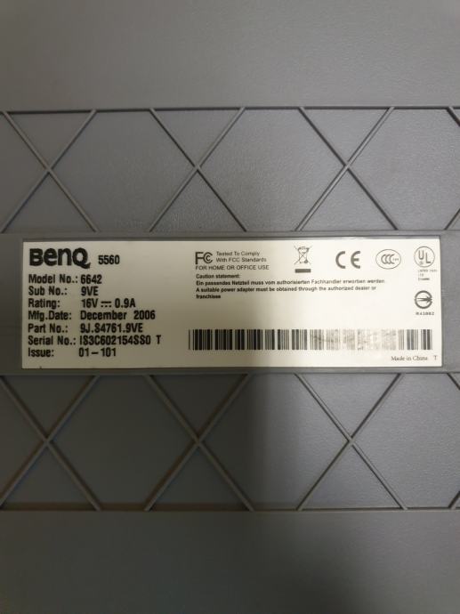 Benq 5560 не работает с windows 7