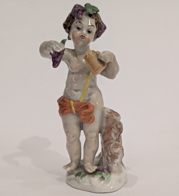 Antikna Capodimonte Porculanska Figura Dječaka