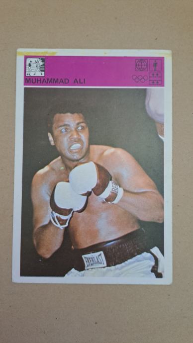 786. Kartica Svijet sporta - Muhammad Ali - MISPRINT