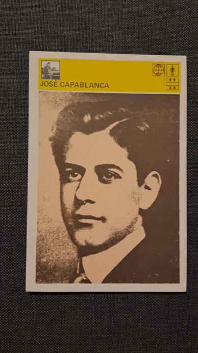 793. Kartica Svijet sporta - Jose Capablanca