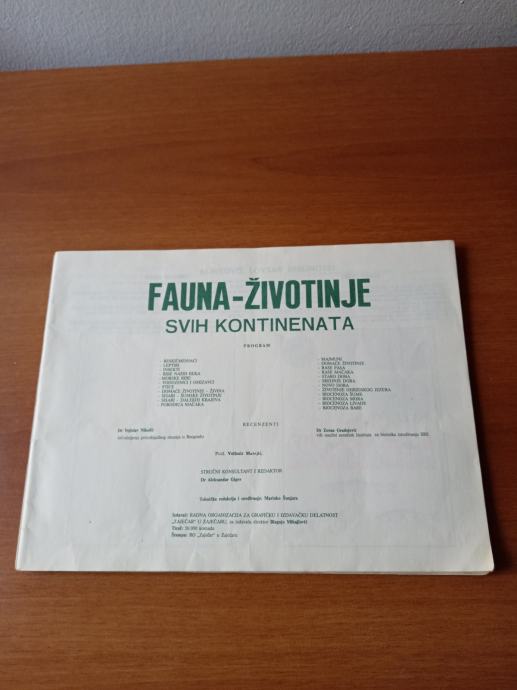 Album Fauna Životinje svih kontinenata