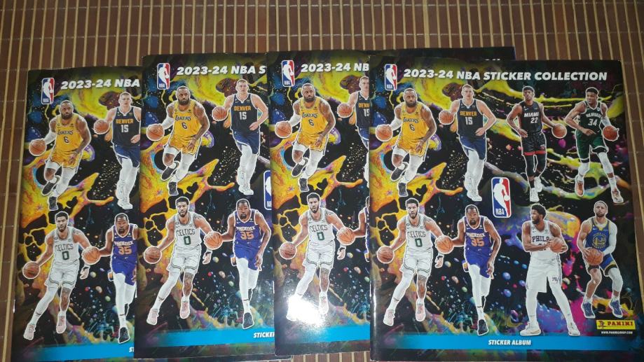 Lot od 4 prazna albuma NBA 2023/24