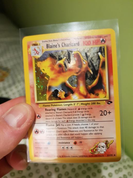 Blaine's Charizard 1/132 *EXC stanje*