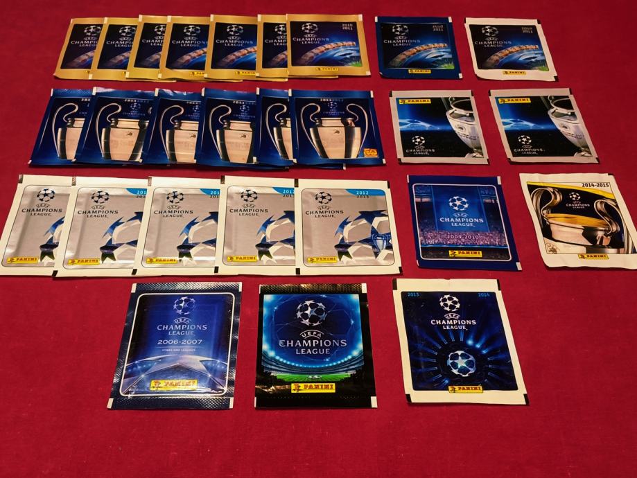 Champions league Panini - Lot paketića 2006 - 2015