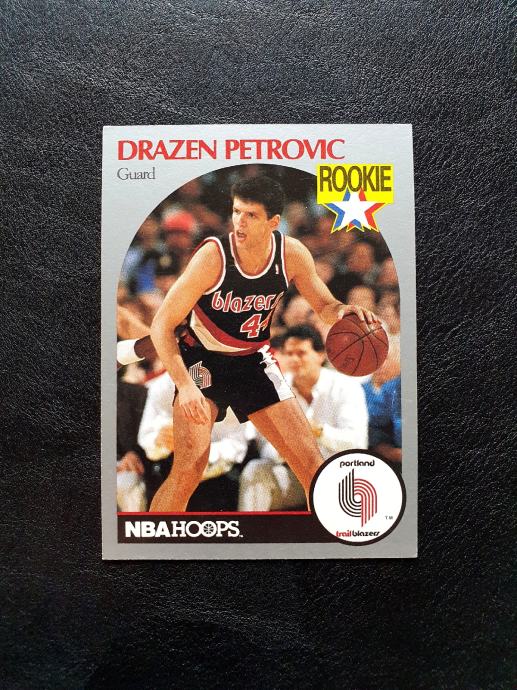 Drazen Petrovic 1990 NBA Hoops Rookie kartica