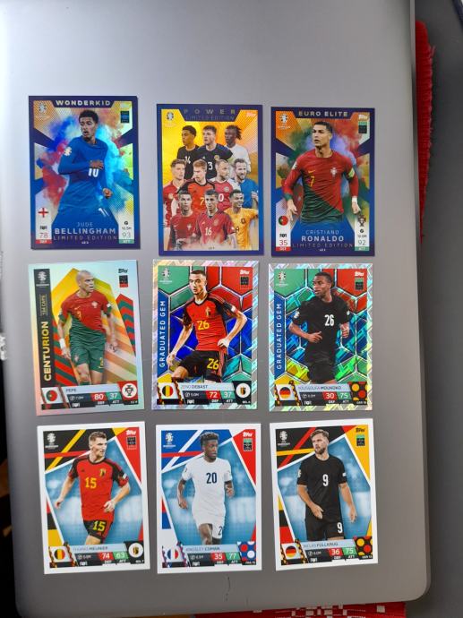 Euro 2024 Topps kartice