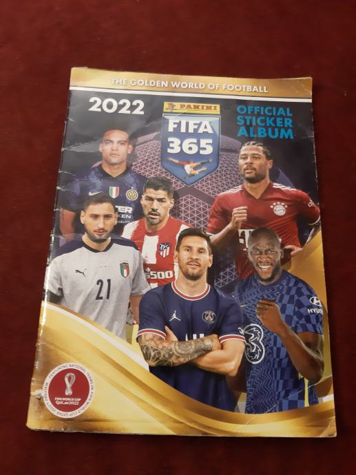 FIFA 365 - 2022 Album za sličice popunjeno cca. 358/419  Panini