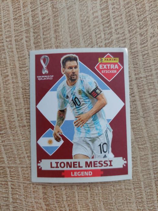 FIFA WORLD CUP QATAR 2022 extra sticker Messi