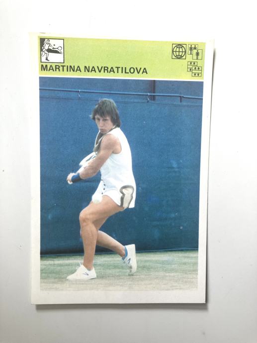 Kartica Svijet sporta - MARTINA NAVRATILOVA