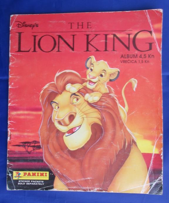 LION KING ALBUM PANINI