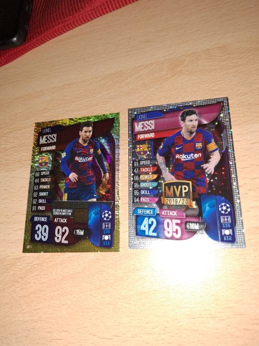 Lionel Messi Match Attax Barcelona 2019 liga prvaka.lot