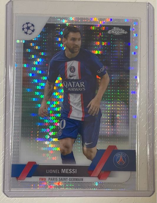 Lionel Messi Topps Chrome Pulsar Refractor