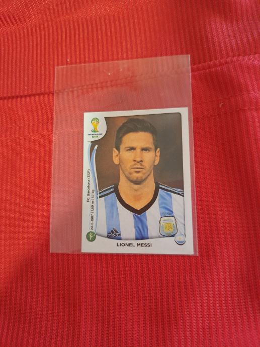 Lionel Messi Wc 2014 Panini Brazil slicica