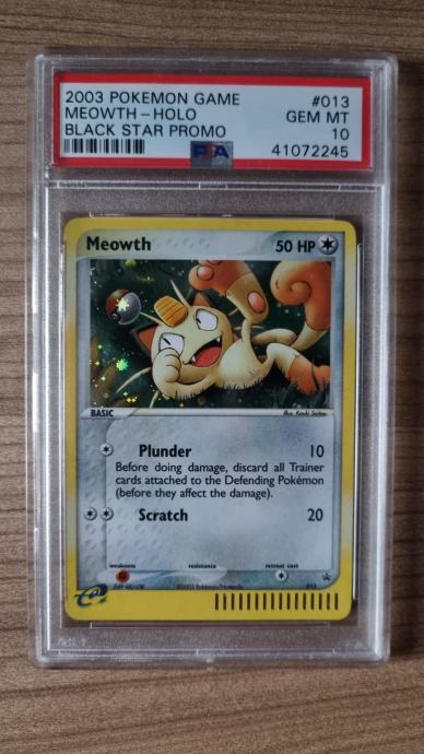 Meowth PSA 10 pokemon