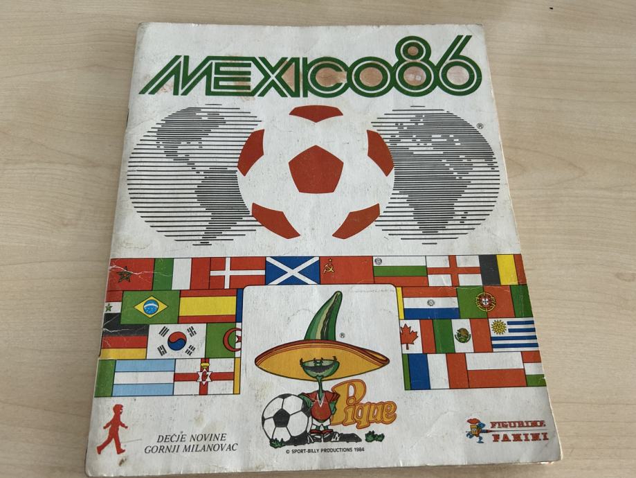 MEXICO 86-album sa sličicama-PANINI