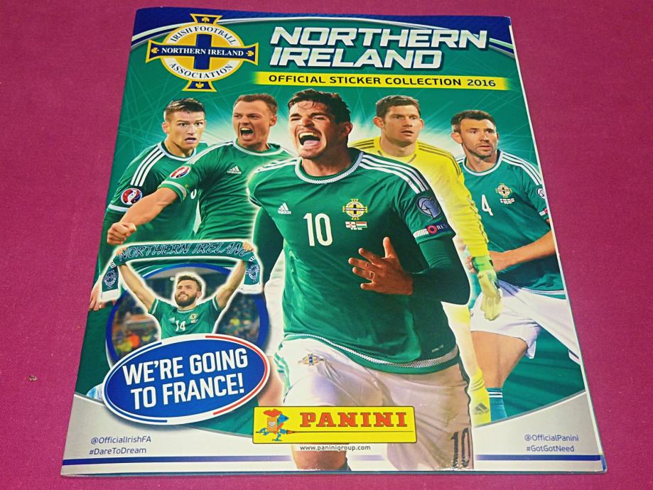 Northern Ireland Panini - popunjen album