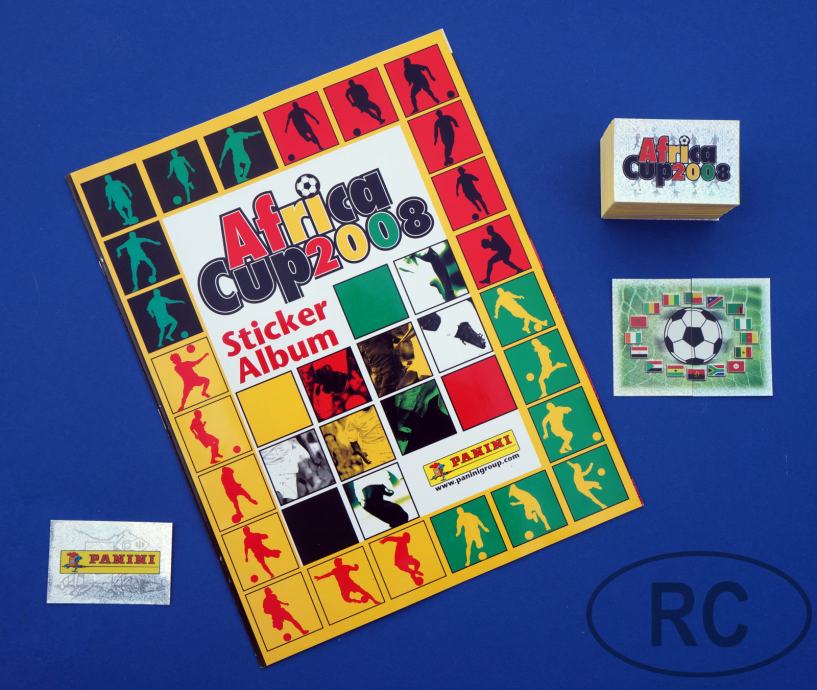 PANINI ◄ Africa Cup 2008 ► prazan album + kompletan set sličica