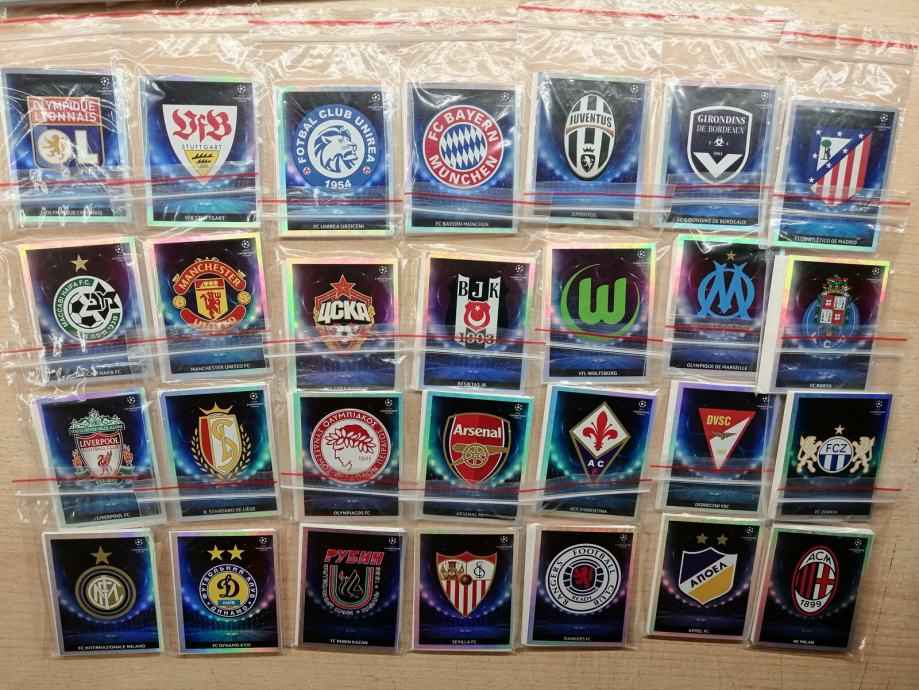 PANINI CHAMPIONS LEAGUE 2009-2010 EKIPE NA BIRANJE