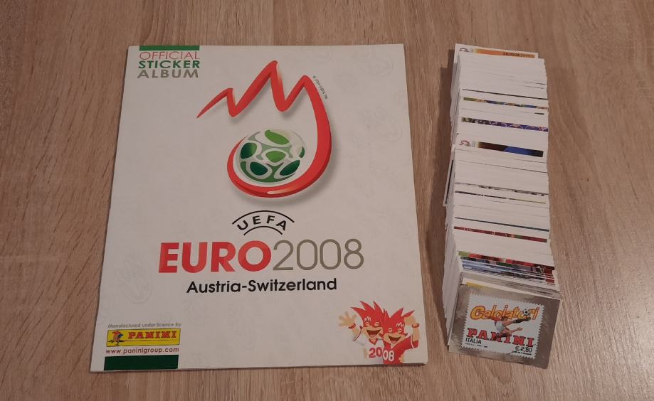 Panini Euro 2008 prazan album i komplet set sličica