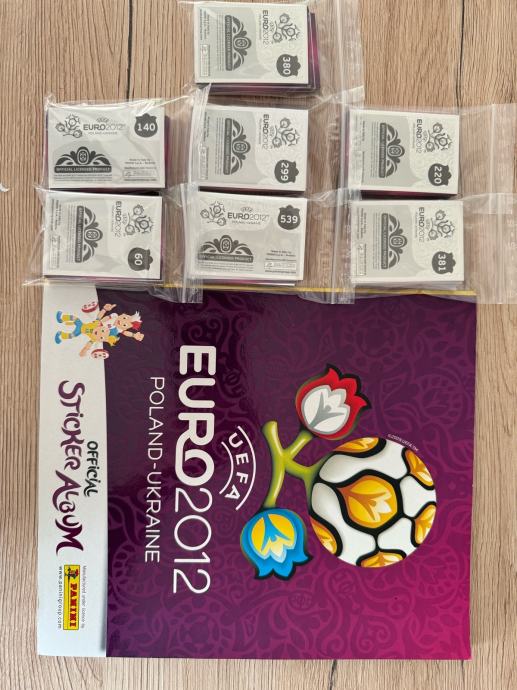 Panini euro 2012 set sličica+prazan album