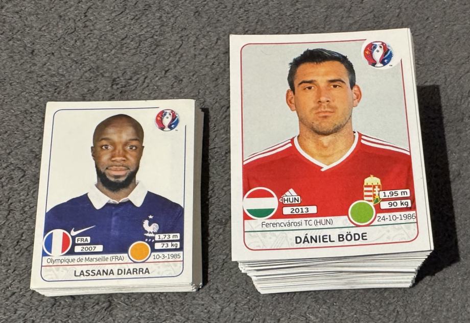 Panini - Euro 2016 lot sličica