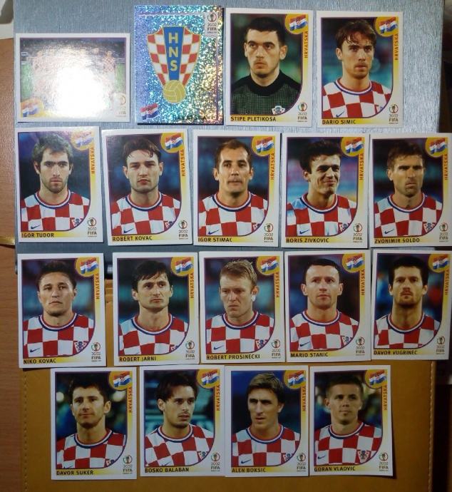 Panini KOREA JAPAN 2002 - ceo set HRVATSKA!