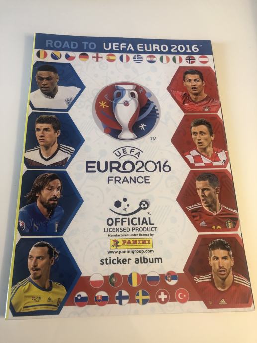 PANINI ROAD TO EURO 2016 ALBUM ZA SLIČICE PRAZAN