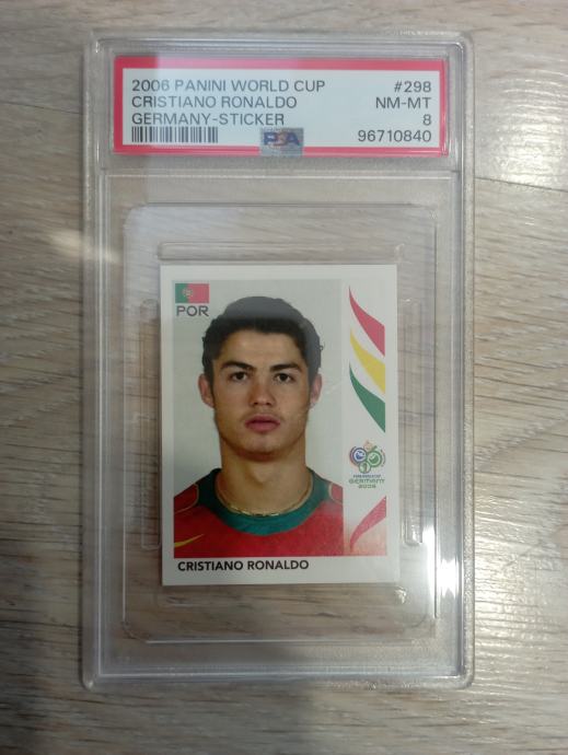 Panini  - Rookie Cristiano Ronaldo - , Germany 2006 PSA 8