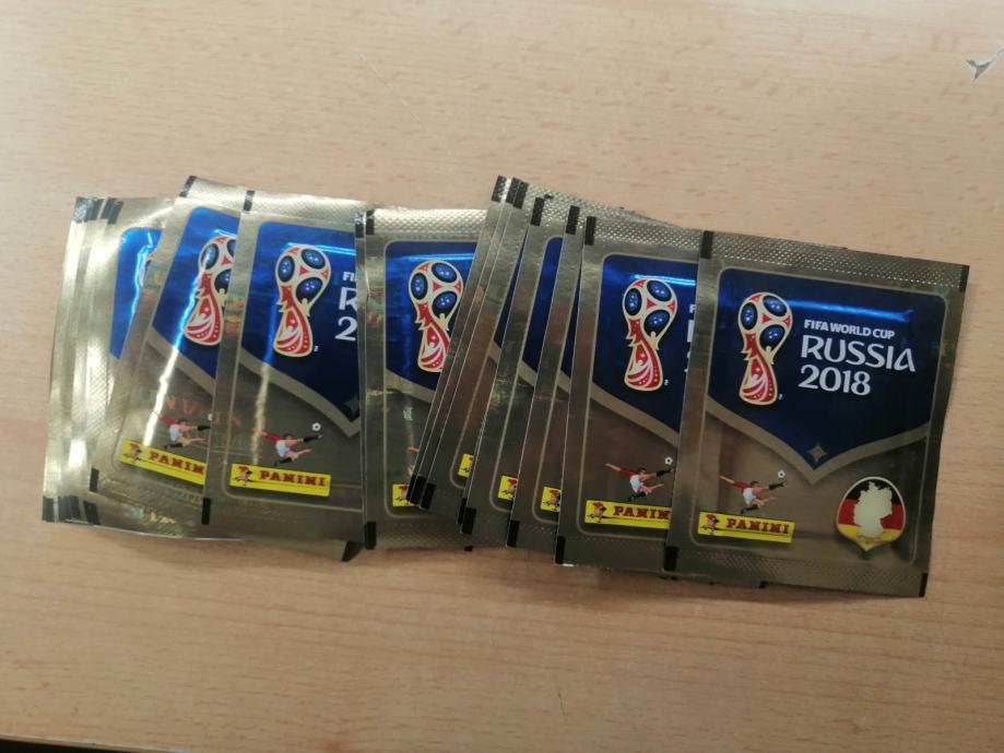 PANINI RUSSIA 2018 NJEMAČKO IZDANJE  50 KESICA