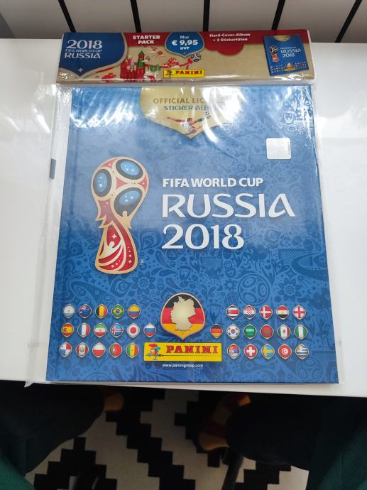 PANINI WC 2018 RUSSIA - hardcover album - odličan!