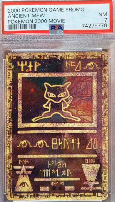 Pokemon karta Ancient Mew PSA7