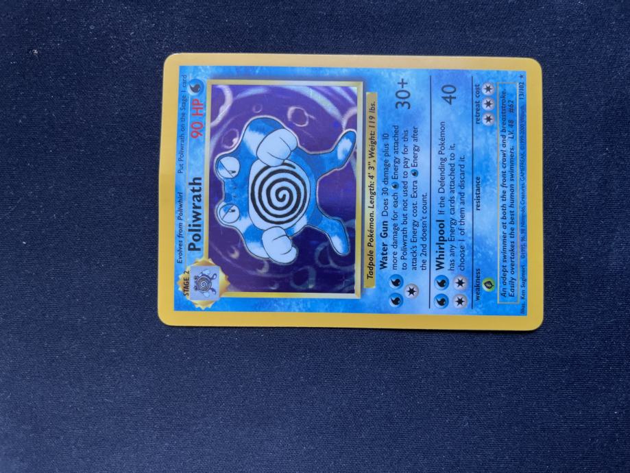 Pokemon Karte - Poliwrath - 13/102