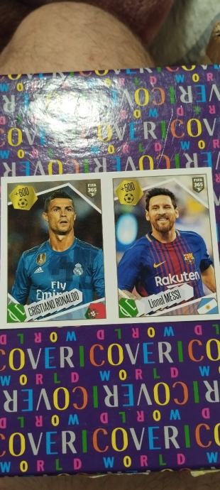 Sličica Cristiano R./Lionel M. - FIFA 365:2017-2018 Panini