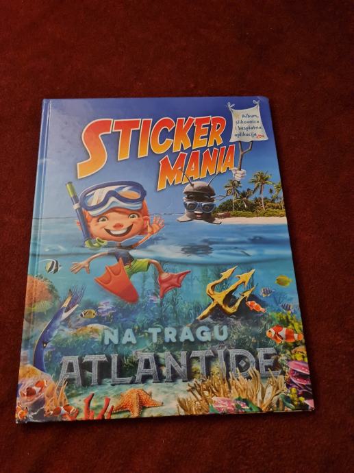 Sticker mania Na tragu Atlantide, kompletno popunjen