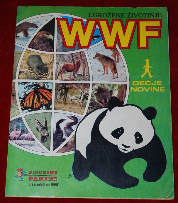 Ugrožene Životinje WWF Dečije Novine 303/360, fali 57 sličica  ....