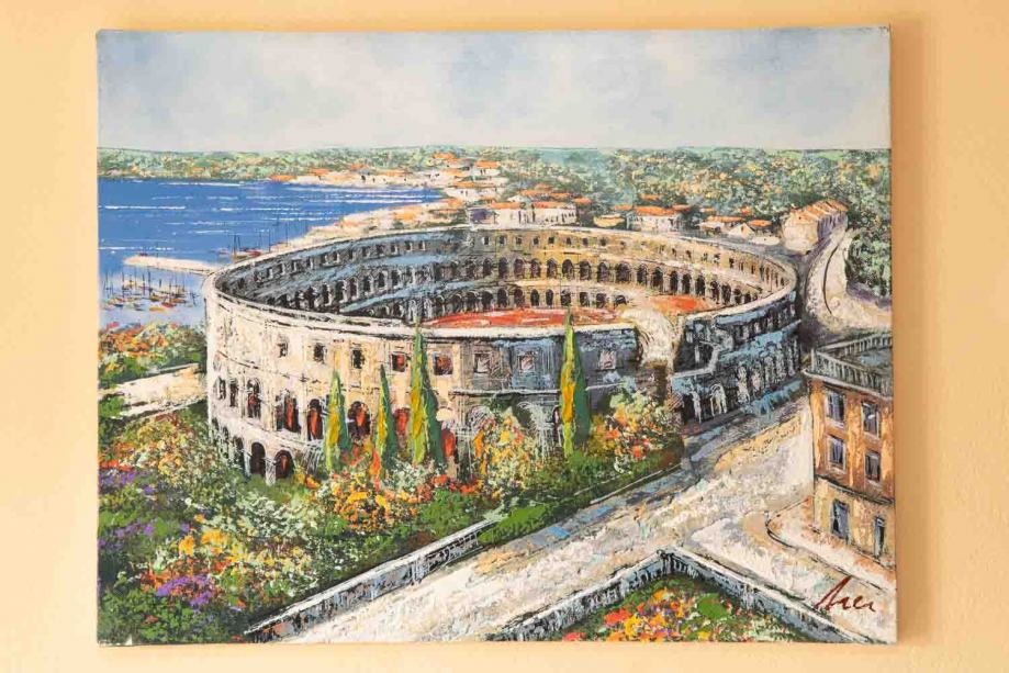 Umjetnička slika Arena Pula - Art Kruno