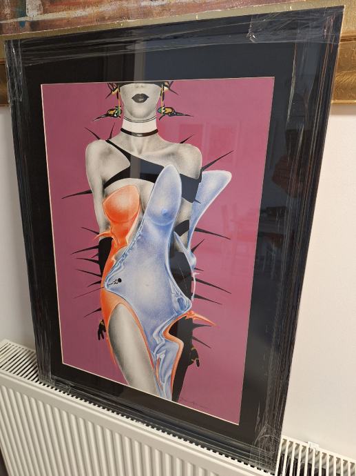 Dimitrije Popović "Mit mode" 60×43cm