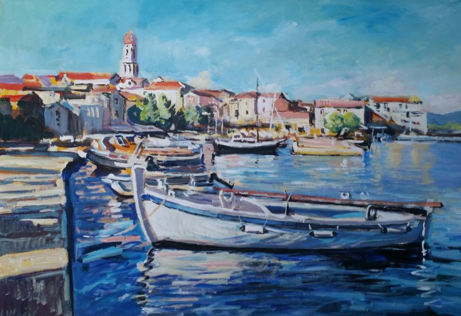 Ivan Vlašić "Rab" ulje na platnu 70x100cm