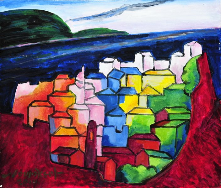 Josip Škerlj "Dubrovnik" ulje na platnu 60x70cm