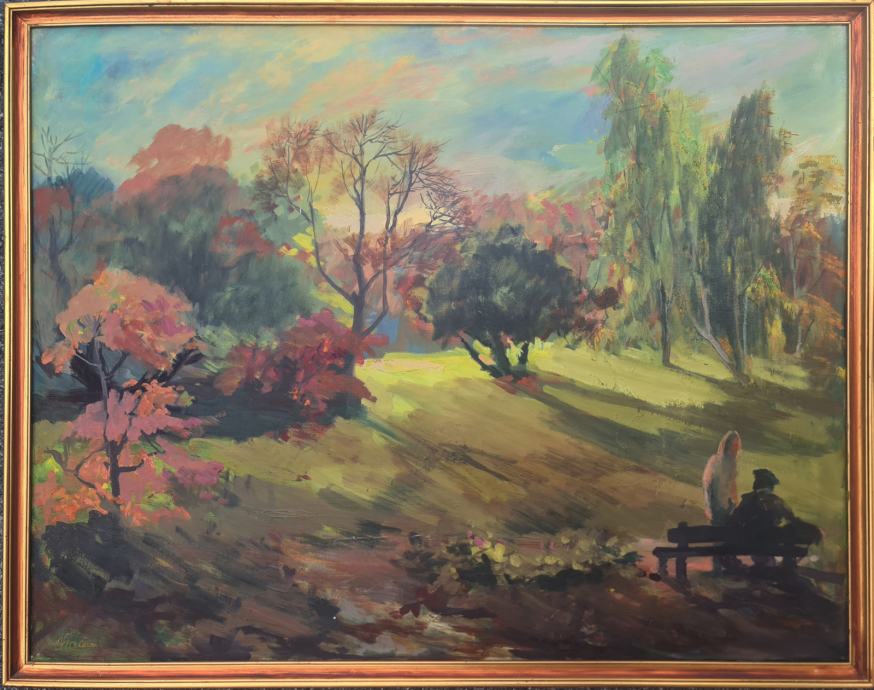 Nevenka Vračun "U prirodi" ulje na platnu 60x80cm;